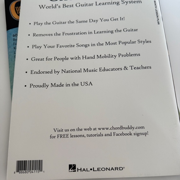 Chord Buddy ~ Guitar Learning Tool System ~ 2 month lesson plan, songbook - Picture 4 of 7